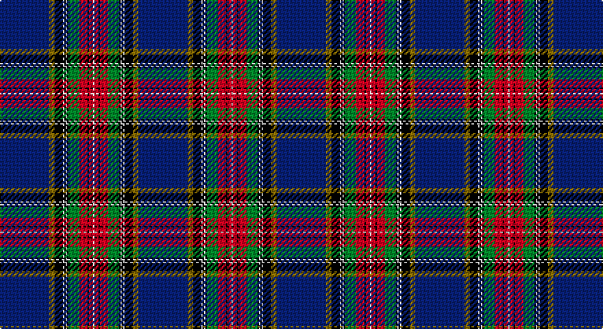 DB/36 Y4 K6 W1 K1 W1 K1 G8 R6 K1 R3 W/1 tartan
