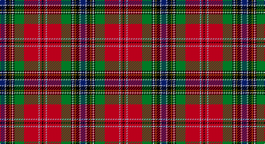 DB/8 LB2 K6 Y2 K2 W2 K2 G16 R24 LB2 R4 K/2 tartan