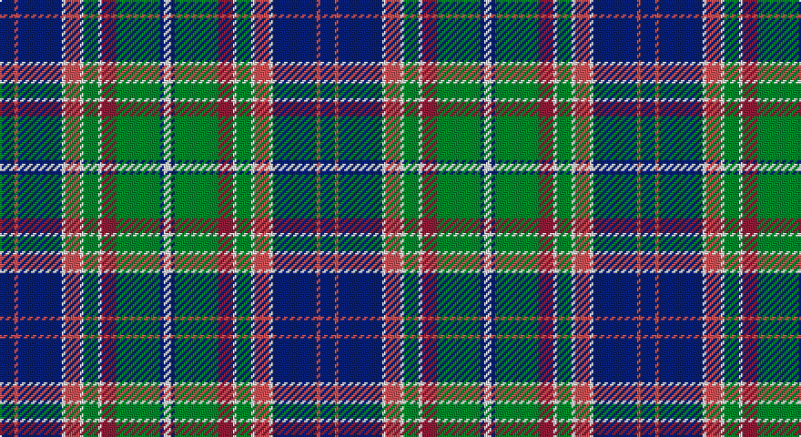 DB/8 Ri2 DB24 W2 Ri8 W2 G8 W2 R8 G24 DB2 W/4 tartan