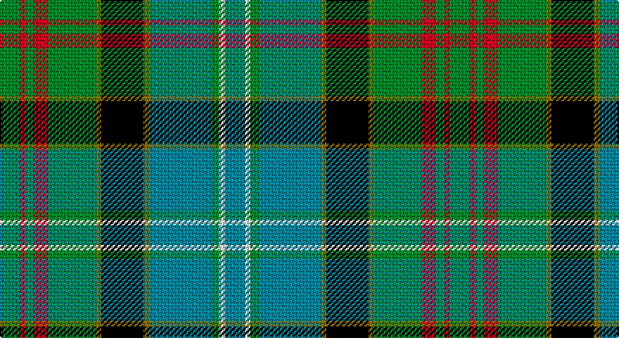 G/14 R4 G6 R10 G34 Y4 K30 Y4 T44 G6 W4 T/14 tartan