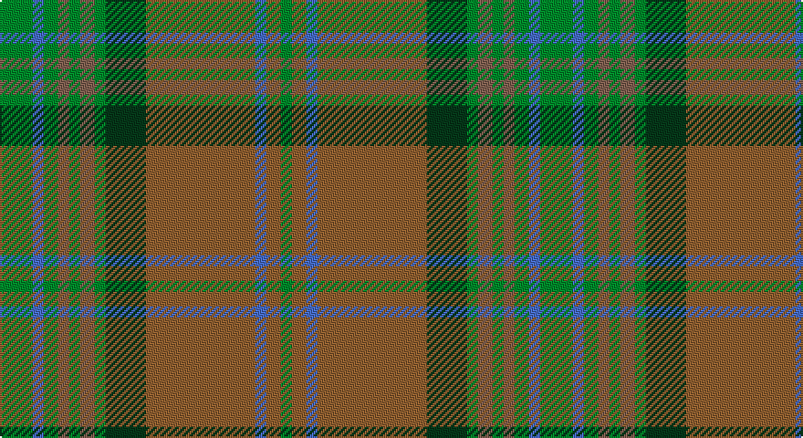 G/18 B6 G8 O6 G6 O8 G6 DG22 Oi60 B6 Oi8 G/6 tartan