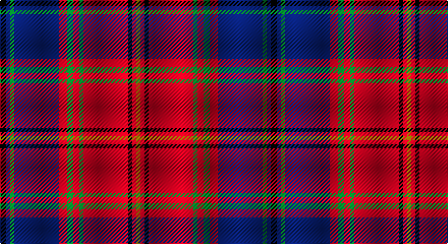 K/6 DB4 G4 DB44 R8 G6 R6 G4 R44 K4 R4 Y/4 tartan