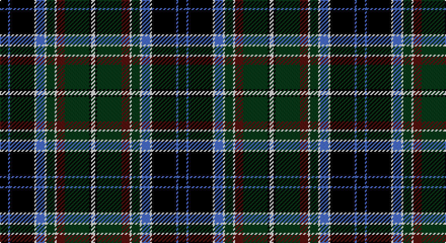 K/8 B2 K24 W2 B8 W2 DG8 W2 DR8 DG24 K2 W/4 tartan