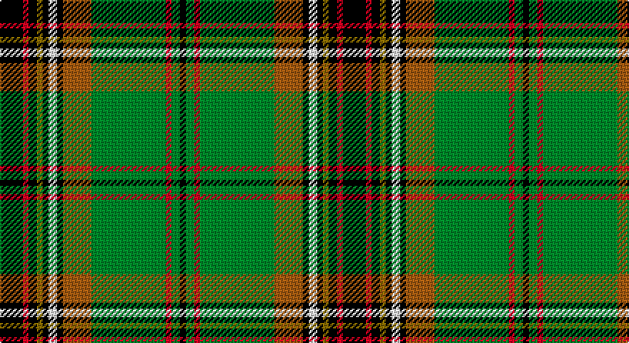 K/16 R4 K6 Y4 K4 W6 K4 O20 G52 R4 G6 K/4 tartan