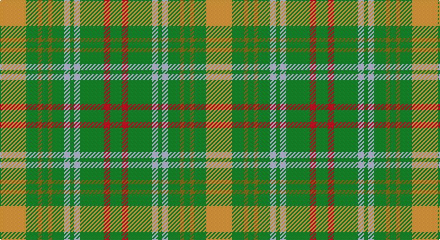 LO/26 G12 Y4 G6 Y4 G12 LB6 G4 LB6 G24 R6 G/12 tartan
