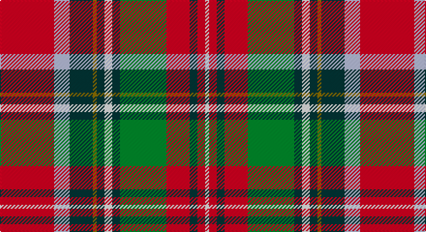 R/56 LB16 DT24 Y4 DT8 W8 DT8 G48 R24 DT8 R8 W/4 tartan
