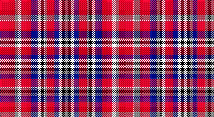 R/30 W14 R20 DB14 W6 K6 W6 R16 DB10 W6 K6 W/6 tartan