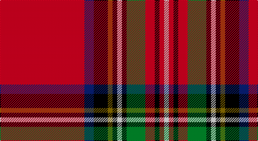 R/144 DB16 K24 Y8 K8 W8 K8 G32 R16 K8 R8 W/8 tartan