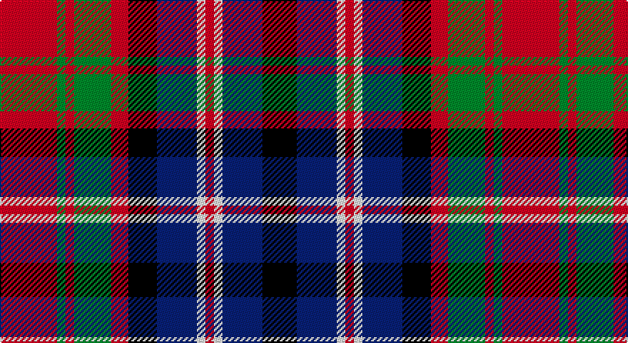 R/40 G6 R6 G26 R12 K20 DB28 W6 R6 W6 DB28 K/24 tartan