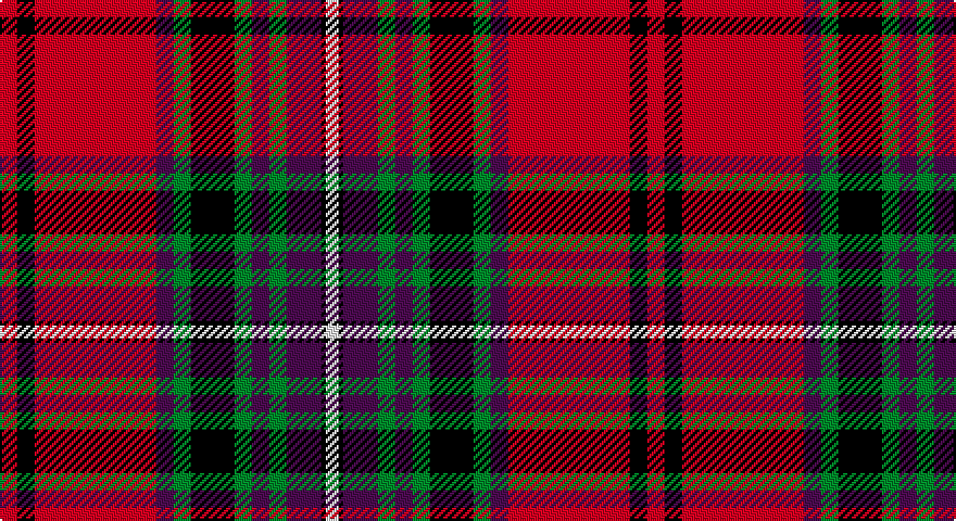 R/8 K8 R56 DP8 G8 K20 G8 DP8 G8 DP16 K2 W/6 tartan