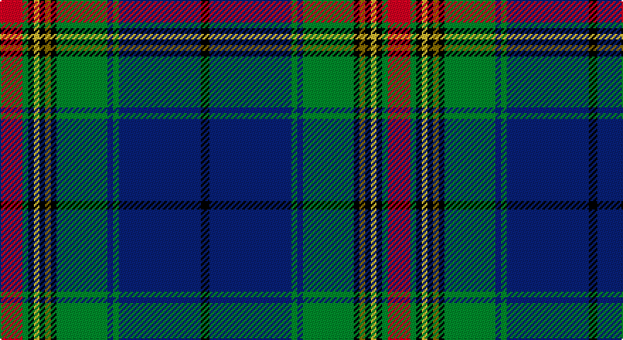 R/16 G4 K4 LY4 K4 Y4 K4 G36 DB4 G4 DB58 K/6 tartan