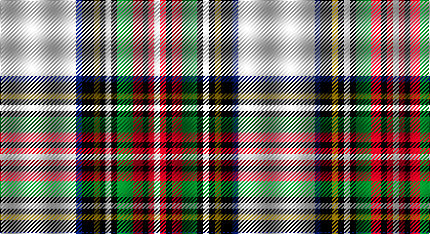 W/78 DB6 K12 Y6 K6 W6 K6 G16 R10 K6 R6 W/6 tartan