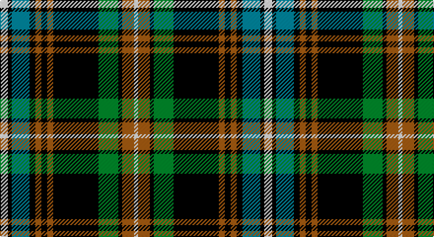 W/8 K4 T18 K6 O6 K6 O6 K46 G20 K4 O12 W/4 tartan