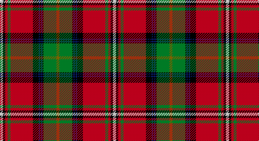 W/5 K4 R4 G5 R38 K10 DB2 K2 DB2 K2 G22 Y/5 tartan