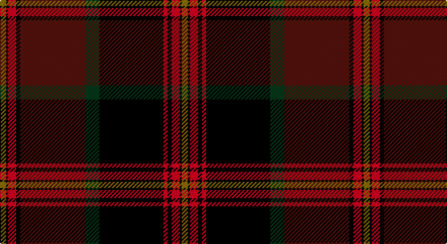 Y/6 K2 R8 K4 DR64 DG14 K63 R4 K4 R8 K2 Y/6 tartan