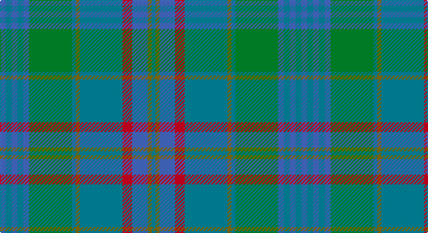 B/6 T6 B6 T6 B6 G44 T4 Y4 T44 R10 B16 Y4 T/4 tartan