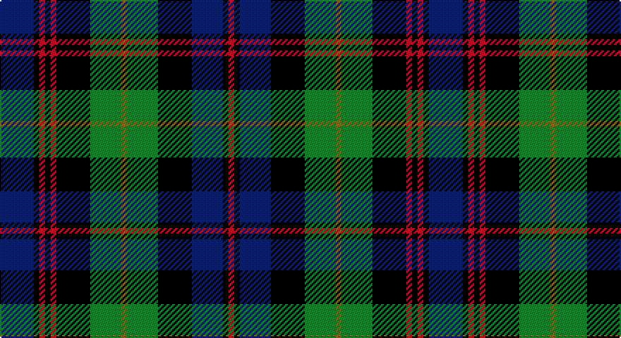 DB/24 K4 R4 K4 R4 K24 G22 Y4 G22 K24 DB22 K4 R/4 tartan