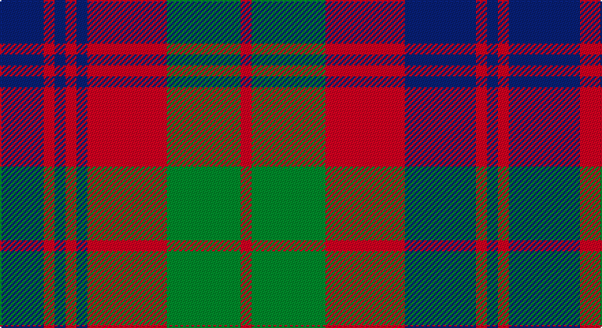 DB/32 R8 DB8 R8 DB8 R58 G54 R8 G54 R58 DB52 R8 DB/8 tartan