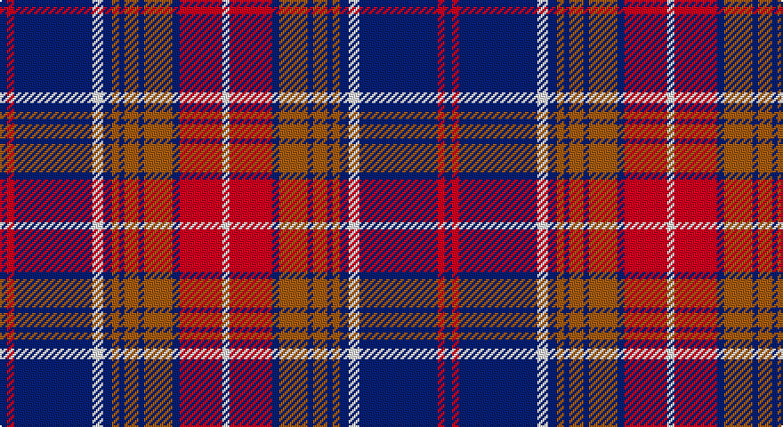 DB/4 R4 DB44 W6 DB5 O4 DB3 O8 DB3 O16 DB4 R24 W/4 tartan