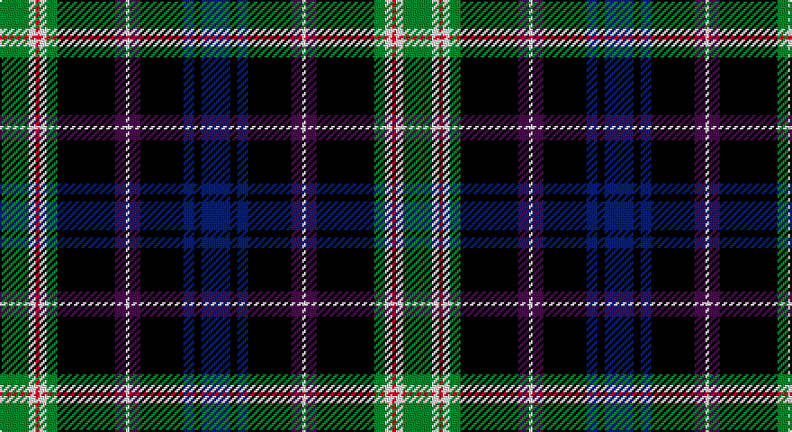 G/16 W4 R2 W4 G6 K32 DP6 W2 DP6 K24 DB6 K4 DB/16 tartan