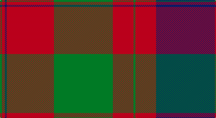 G/4 R6 DB4 R96 G120 R42 G4 R42 DB120 R96 DB4 R6 G/4 tartan