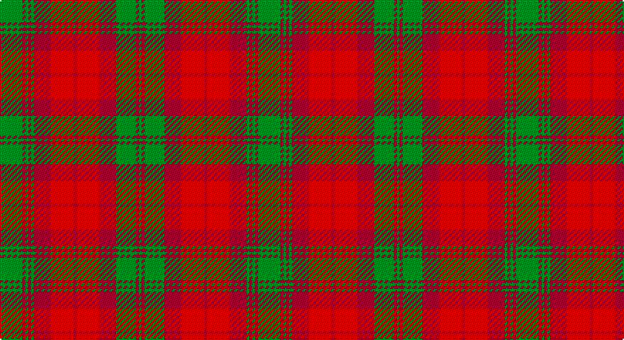 G/16 R2 G2 R2 G2 R12 Ri16 R2 Ri16 R12 G14 R2 G/2 tartan