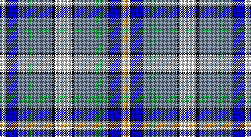 LO/4 W6 K2 B18 K2 Bi12 G2 Bi6 G2 Bi38 K4 W14 LO/2 tartan