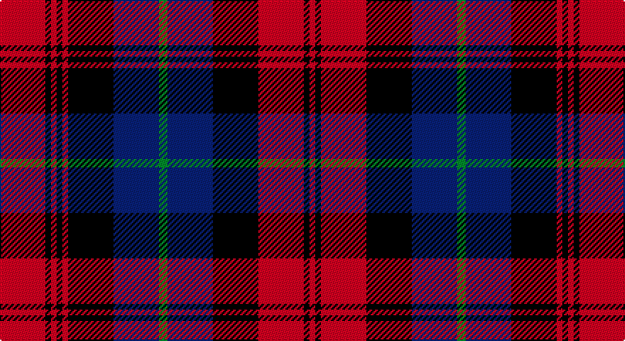 R/32 K4 R4 K4 R4 K32 DB32 G6 DB32 K32 R32 K4 R/4 tartan