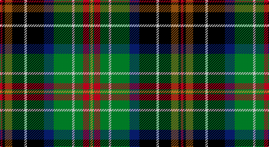 R/4 K4 O12 K20 W4 K28 DB16 G30 W4 G14 R10 G2 LO/4 tartan