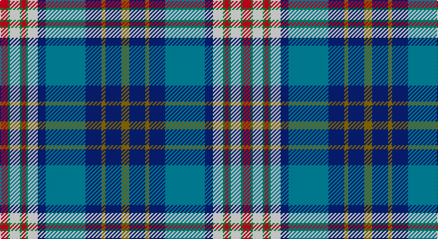 R/8 G2 W10 G2 R4 G2 W10 DB8 T40 DB16 Y4 DB16 Y/8 tartan
