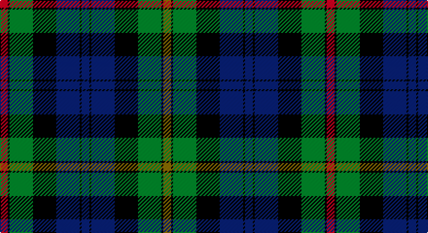 R/8 K2 G24 K24 DB24 K2 DB8 K2 DB24 K24 G24 K2 Y/8 tartan