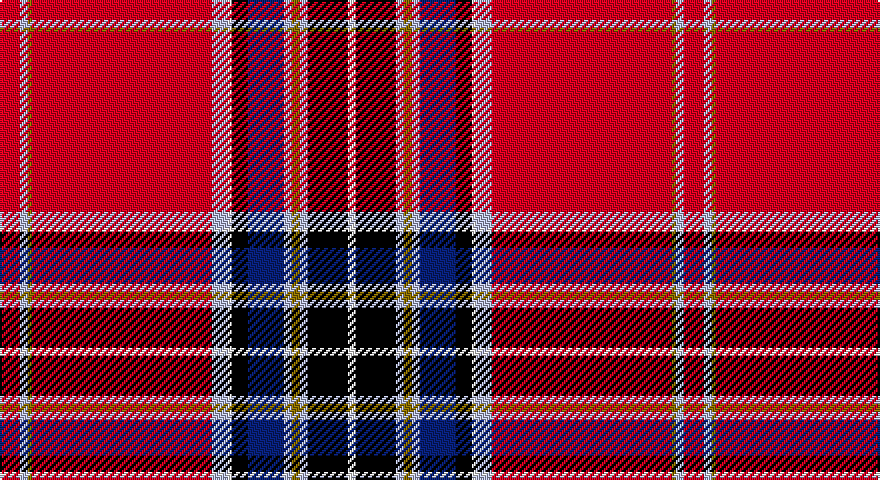 R/10 LB4 Y2 R90 LB8 W2 K8 DB18 LB4 Y4 LB4 K20 W/4 tartan