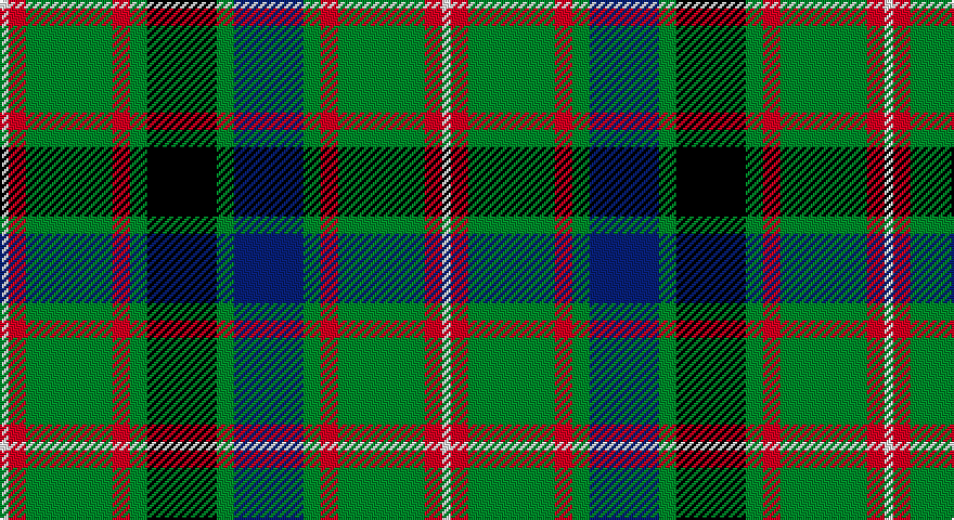 W/4 R8 G40 R8 G8 K32 G8 DB32 G8 R8 G40 R8 W/4 tartan