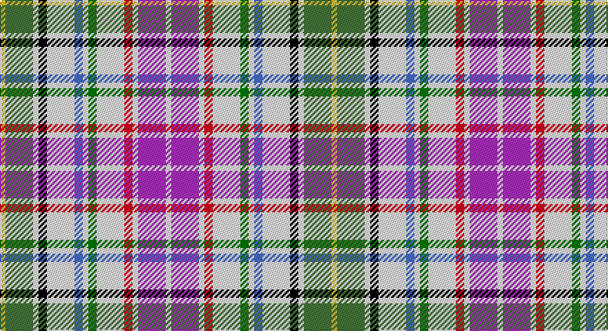 LY/4 G20 W4 K6 W20 B6 W4 Gi6 W20 R6 W4 P20 W/4 tartan