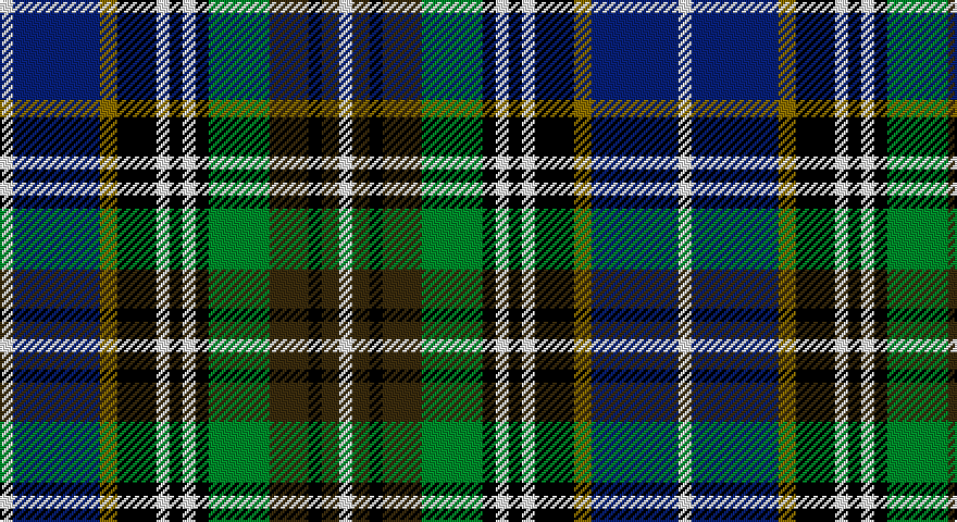 W/6 DB40 Y8 K18 W6 K6 W6 K6 G28 DY18 K6 DY8 W/6 tartan