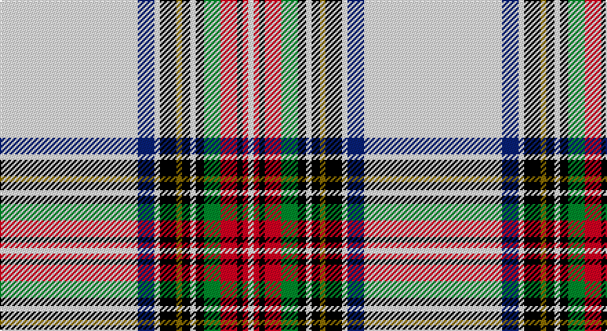 W/100 DB12 W4 K12 Y4 K6 W4 K6 G12 R12 K4 R4 W/4 tartan