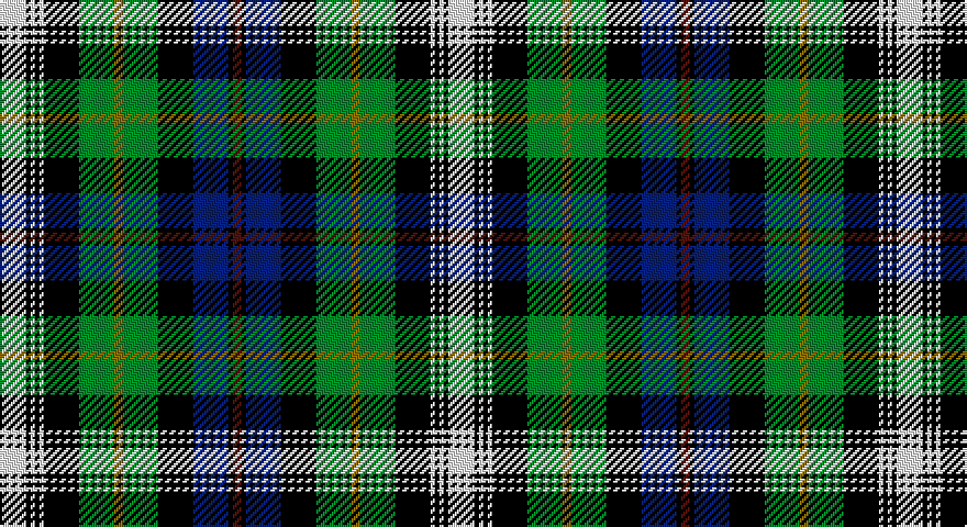 W/12 K2 W2 K2 W2 K16 G16 Y4 G16 K16 DB16 K2 DR/4 tartan