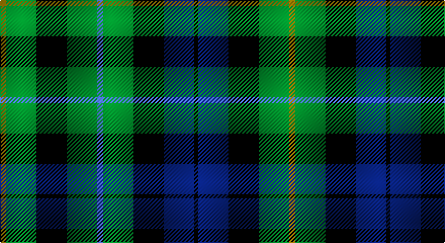 Y/6 G30 K30 G30 B6 G30 K30 DB30 K4 DB30 K30 G30 Y/6 tartan