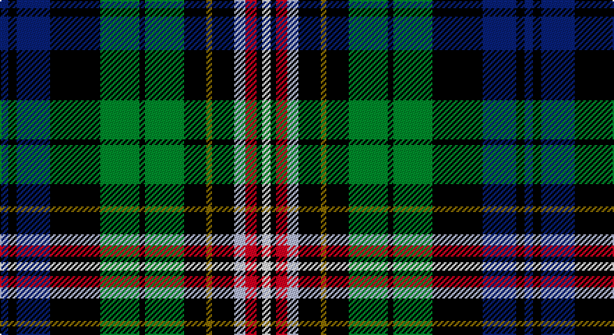 DB/6 K6 DB24 K36 G28 K4 G28 K16 Y4 K16 LB8 R8 K4 W/6 tartan