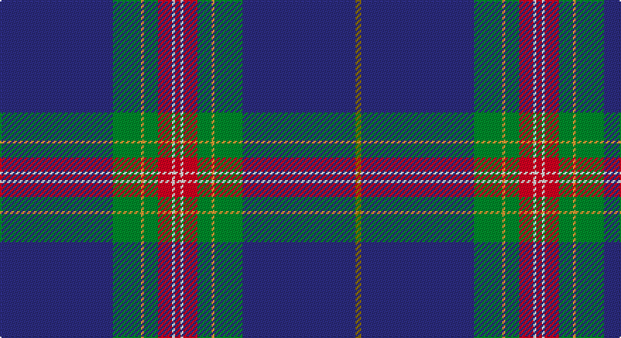 DB/80 G20 LO2 G10 R10 W2 R4 W2 R10 G10 LO2 G20 DB80 Y/4 tartan