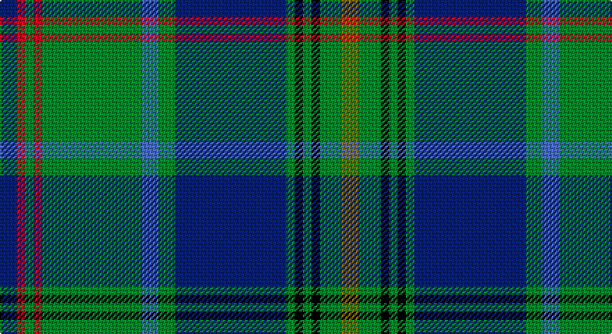 DB/12 R6 G6 R6 G72 B12 G12 DB80 G6 K6 G6 K6 G16 Y/12 tartan