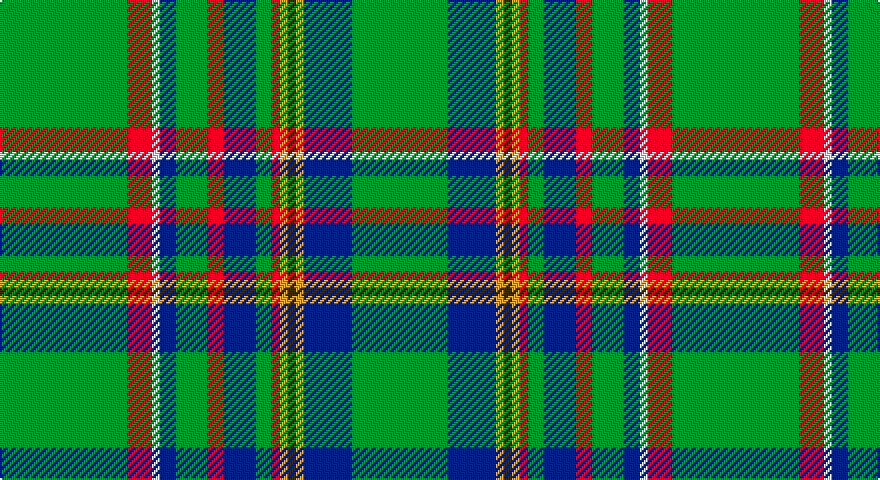 G/64 R12 W4 DB8 G16 R8 DB16 G8 R4 LO4 DY4 LO4 DB24 G/48 tartan