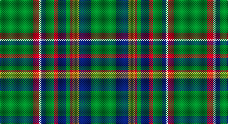 G/64 R12 W4 DB8 G16 R8 DB16 G8 R4 LO4 Y4 LO4 DB24 G/48 tartan