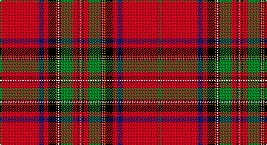 G/4 R60 DB8 R8 K12 Y2 K2 W2 K2 G20 R8 K2 R2 W/2 tartan