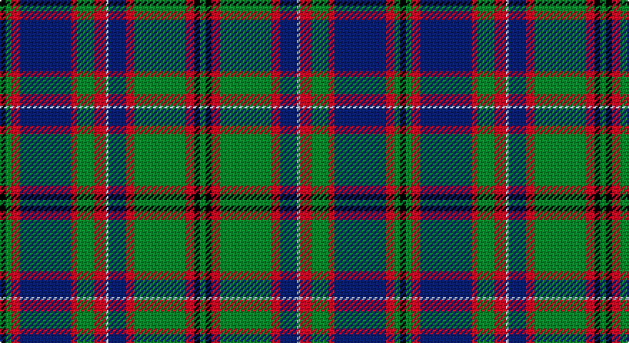 K/4 G4 R6 DB36 R4 G12 R8 LB2 DB12 R6 G36 R6 K4 G/4 tartan