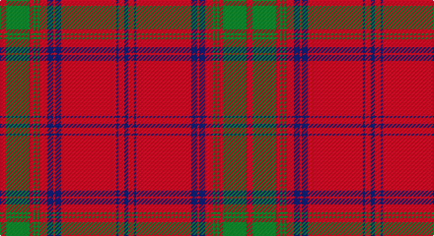R/6 G24 R4 G2 R2 G2 R8 DB6 R2 DB6 R56 DB2 R6 DB/4 tartan