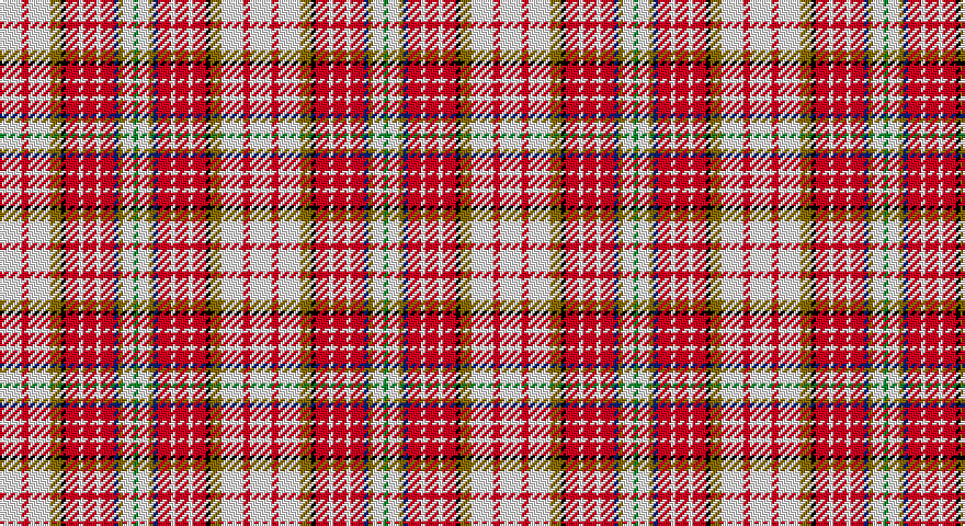 W/10 R3 W10 Y5 K2 R6 W2 R6 W2 R6 DB2 Y2 W5 G/2 tartan