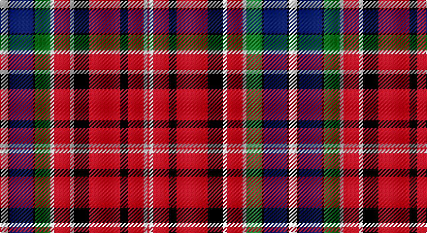 W/8 K2 DB24 K2 G16 W4 R16 W4 K16 R32 K8 R16 W4 R/2 tartan