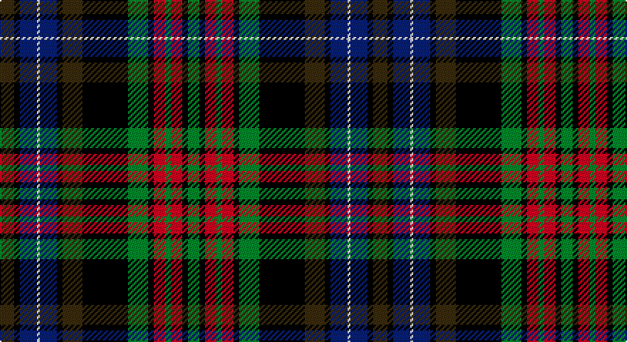 DY/10 K4 DB12 W2 DB12 K4 DY14 K32 G14 K4 R8 G4 R8 K4 G/8 tartan
