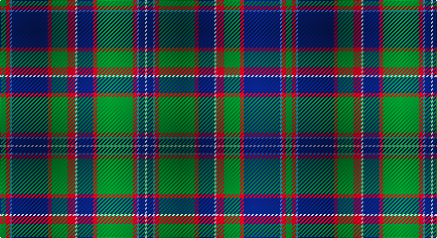 G/6 R4 B2 DB36 R4 G16 R8 LB2 DB16 R4 G36 R4 B2 DB6 LB/2 tartan